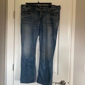 Size 20 Silver Suki jeans Baby Bootcut